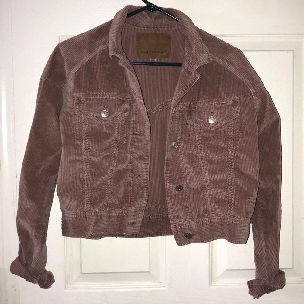 Cropped jean jacket